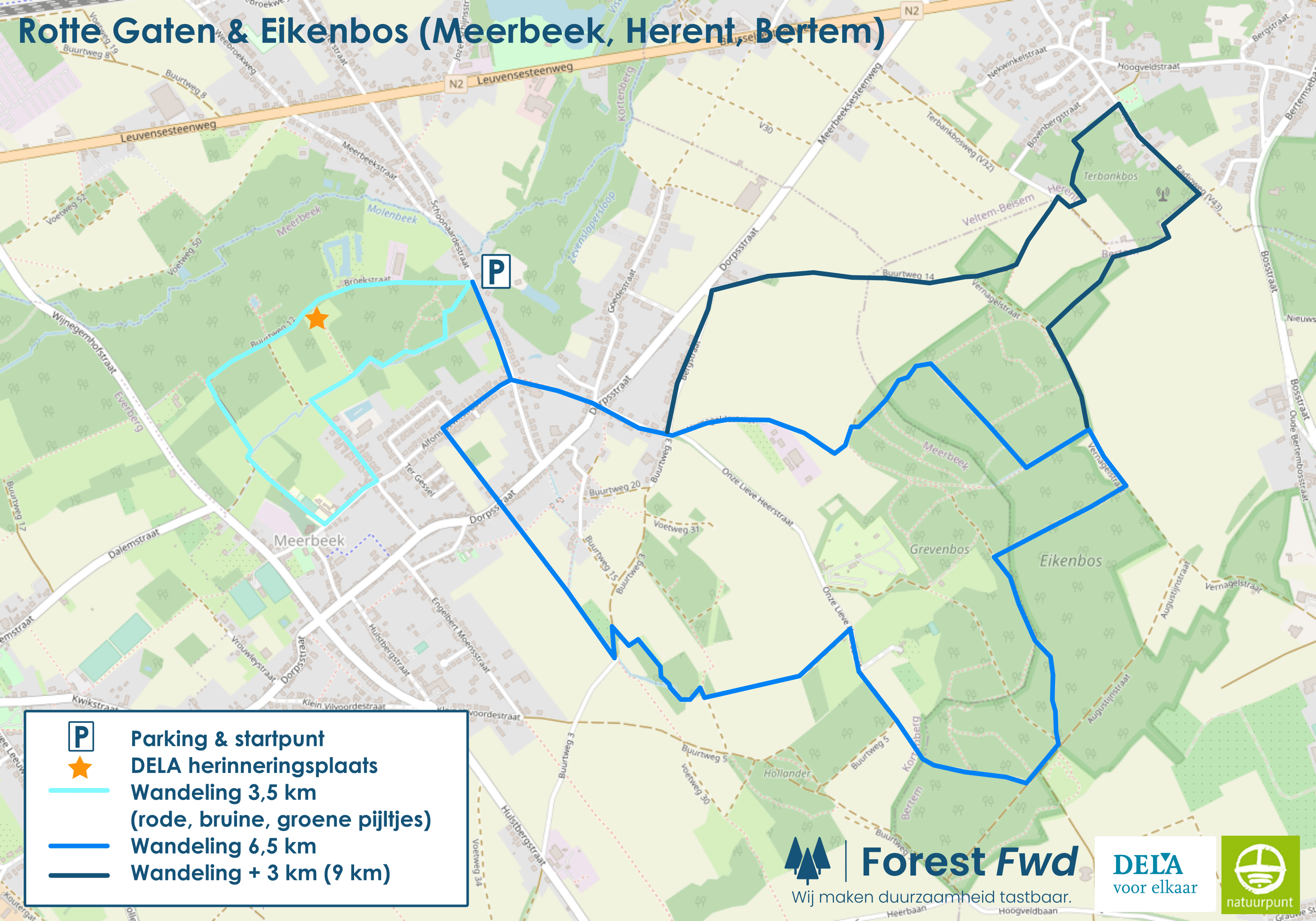 Wandelen Meerbeek